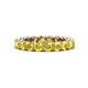 1 - Tiffany 3.40 mm Yellow Sapphire Eternity Band 