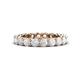 1 - Tiffany 3.40 mm White Sapphire Eternity Band 