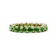 1 - Tiffany 3.40 mm Green Garnet Eternity Band 