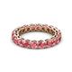 3 - Tiffany 3.40 mm Pink Tourmaline Eternity Band 