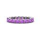 1 - Tiffany 3.40 mm Amethyst Eternity Band 