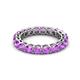 3 - Tiffany 3.40 mm Amethyst Eternity Band 