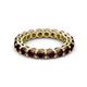 3 - Tiffany 3.40 mm Red Garnet Eternity Band 