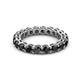 3 - Tiffany 3.40 mm Black Diamond Eternity Band 
