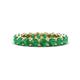1 - Tiffany 3.40 mm Emerald Eternity Band 