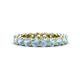 1 - Tiffany 3.40 mm Aquamarine Eternity Band 