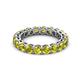 3 - Tiffany 3.40 mm Yellow Diamond Eternity Band 