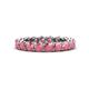 1 - Tiffany 3.40 mm Pink Tourmaline Eternity Band 