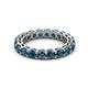 3 - Tiffany 3.40 mm Blue Diamond Eternity Band 