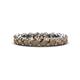 1 - Tiffany 3.40 mm Smoky Quartz Eternity Band 