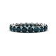1 - Tiffany 3.40 mm London Blue Topaz Eternity Band 