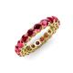 4 - Tiffany 3.40 mm Ruby Eternity Band 