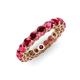 4 - Tiffany 3.40 mm Ruby Eternity Band 