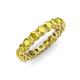 4 - Tiffany 3.40 mm Yellow Sapphire Eternity Band 