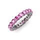 4 - Tiffany 3.40 mm Pink Sapphire Eternity Band 