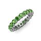 4 - Tiffany 3.40 mm Green Garnet Eternity Band 