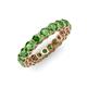4 - Tiffany 3.40 mm Green Garnet Eternity Band 