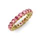 4 - Tiffany 3.40 mm Pink Tourmaline Eternity Band 