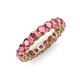 4 - Tiffany 3.40 mm Pink Tourmaline Eternity Band 