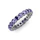 4 - Tiffany 3.40 mm Iolite Eternity Band 