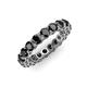 4 - Tiffany 3.40 mm Black Diamond Eternity Band 
