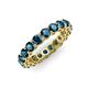 4 - Tiffany 3.40 mm Blue Diamond Eternity Band 