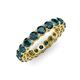 4 - Tiffany 3.40 mm London Blue Topaz Eternity Band 