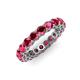 4 - Tiffany 3.40 mm Ruby Eternity Band 