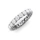 4 - Tiffany 3.40 mm White Sapphire Eternity Band 