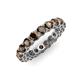 4 - Tiffany 3.40 mm Smoky Quartz Eternity Band 