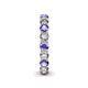 6 - Tiffany 3.40 mm Tanzanite and Diamond Eternity Band 