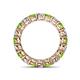 5 - Tiffany 3.40 mm Peridot and Diamond Eternity Band 