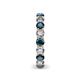 6 - Tiffany 3.40 mm Blue and White Diamond Eternity Band 