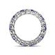 5 - Tiffany 3.40 mm Iolite and Diamond Eternity Band 