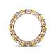 4 - Tiffany 3.40 mm Yellow Sapphire and Diamond Eternity Band 