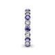 5 - Tiffany 3.40 mm Iolite and Diamond Eternity Band 