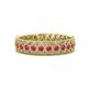 1 - Cailyn Ruby Three Row Eternity Band 