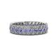 1 - Cailyn Tanzanite Three Row Eternity Band 