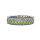 1 - Cailyn Peridot Three Row Eternity Band 