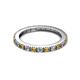2 - Gracie 2.30 mm Round Citrine and Diamond Eternity Band 