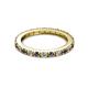 2 - Gracie 2.30 mm Round Black and White Diamond Eternity Band 