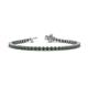 1 - Izarra 2.90 mm Lab Created Alexandrite Eternity Tennis Bracelet 