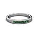 2 - Kathiryn 2.40 mm Lab Created Alexandrite 7 Stone Wedding Band 