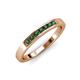 3 - Kathiryn 2.40 mm Lab Created Alexandrite 7 Stone Wedding Band 