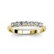 2 - Reina 3.00 mm Diamond 7 Stone Wedding Band 