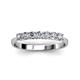 2 - Reina 3.00 mm Diamond 7 Stone Wedding Band 
