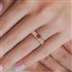7 - Sezen Ruby and Diamond Bridal Set Ring 