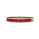 1 - Kathiryn 2.00 mm Ruby 11 Stone Wedding Band 