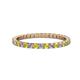 1 - Joyce 2.00 mm Yellow Sapphire and Lab Grown Diamond Eternity Band 