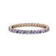 1 - Joyce 2.00 mm Tanzanite and Lab Grown Diamond Eternity Band 